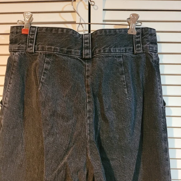 High rise, wide leg, Rachel Comey Elio denim trousers in washed black - Picture 7 of 10